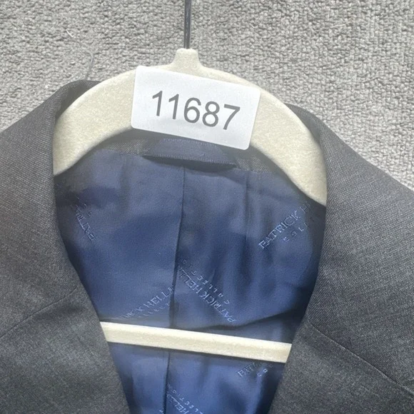 Patrick Hellmann Loro Piana Super 130s‎ Black Wool Blazer 42R US Sport Coat